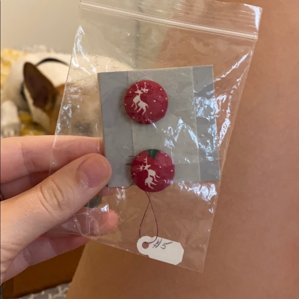 home made earrings